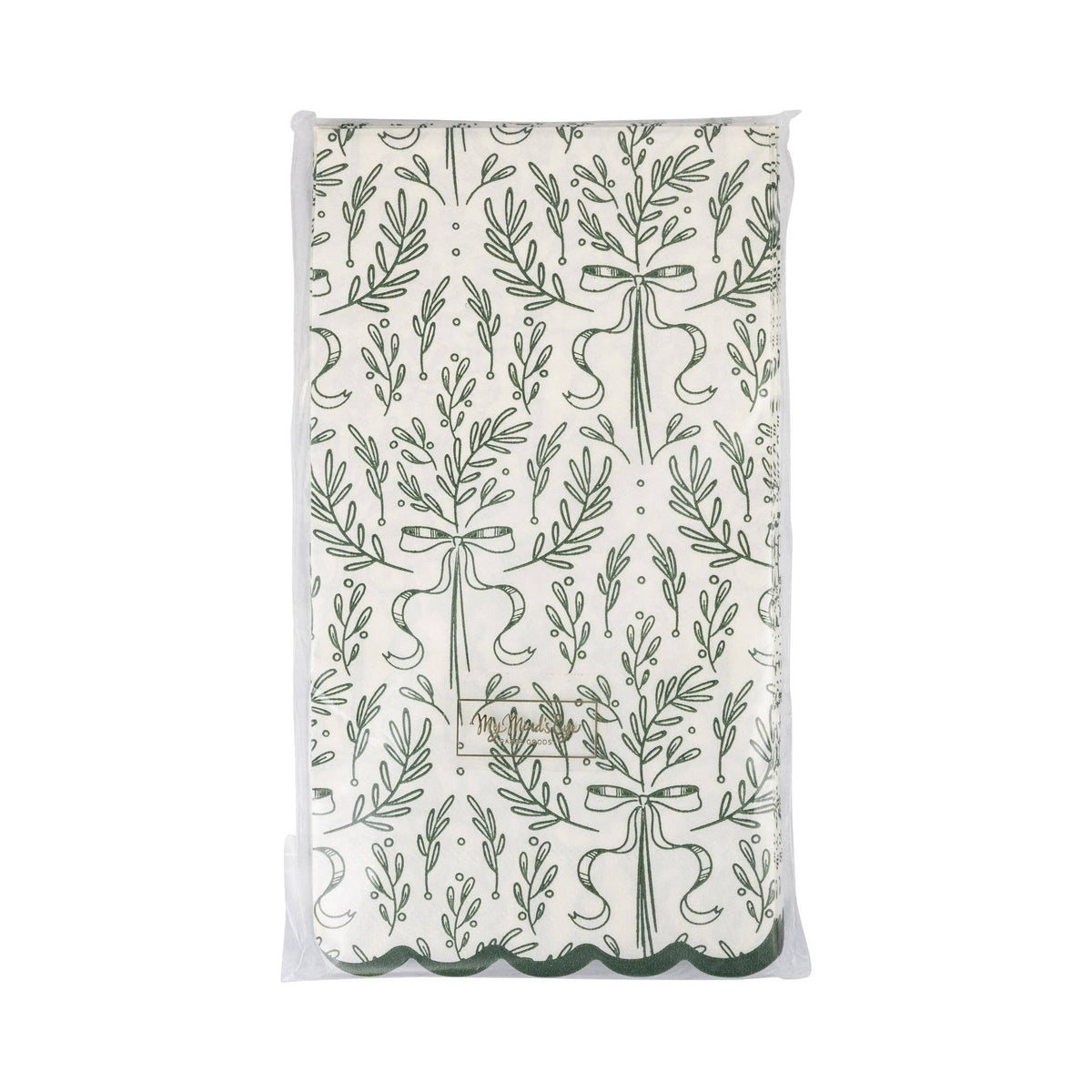 Green Bough Pattern Dinner Napkin