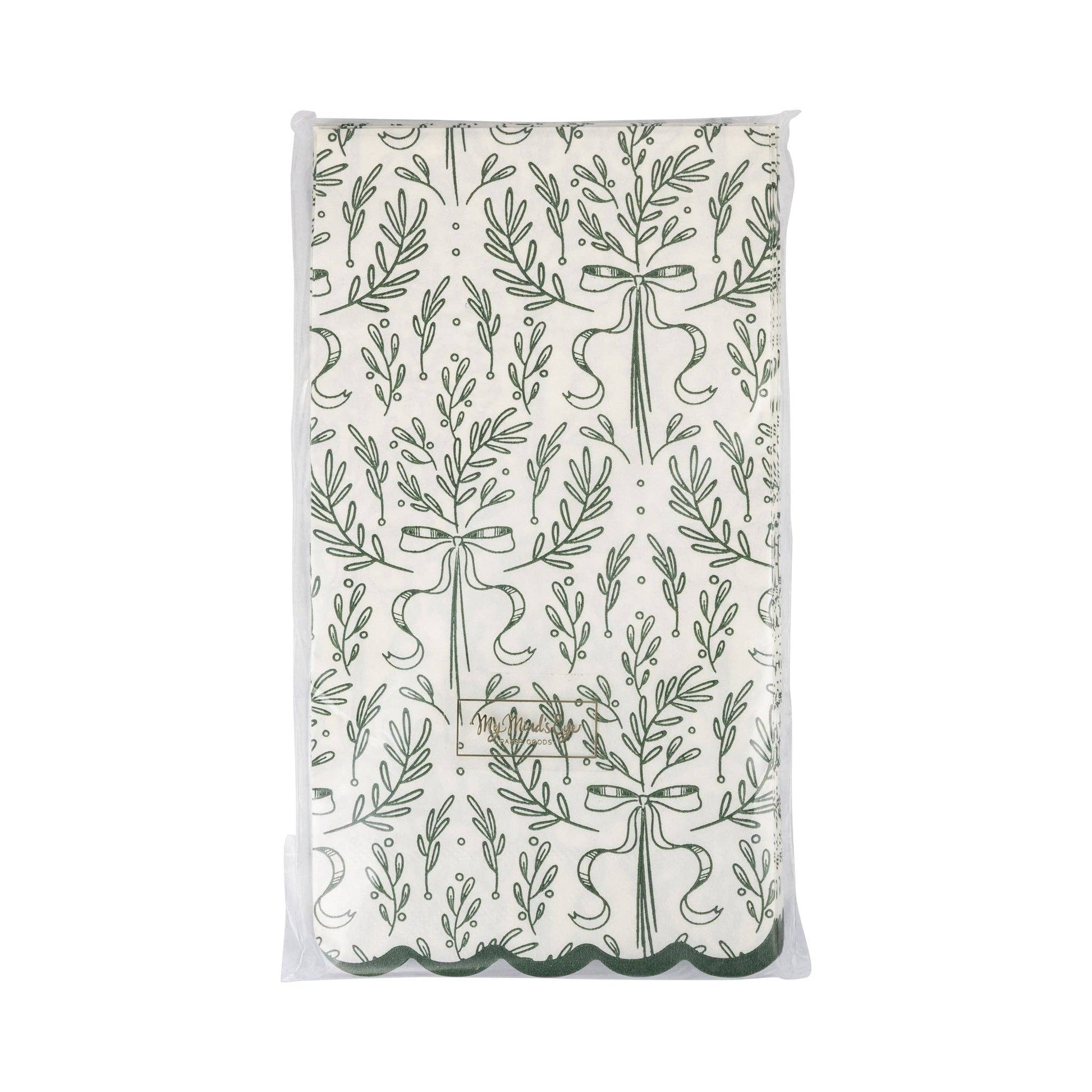 Green Bough Pattern Dinner Napkin