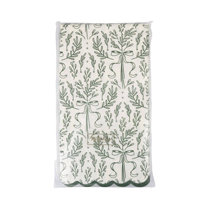 Green Bough Pattern Dinner Napkin