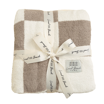 Checker Luxe Home Blanket