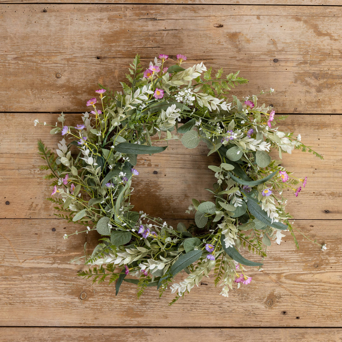 22" SPRING WILDFLOWER WREATH