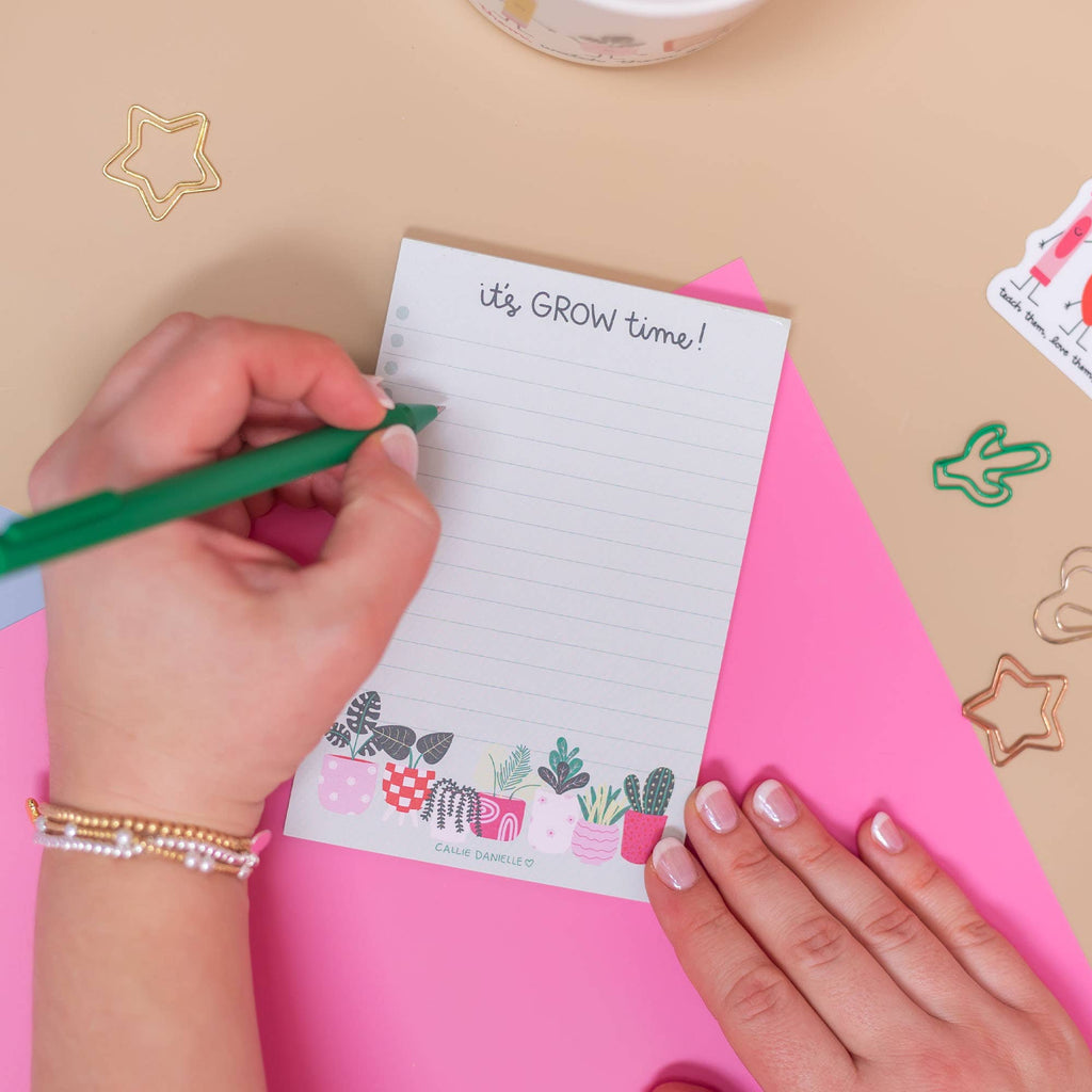 It's Grow Time Plant Notepad