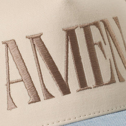 AMEN Embroidery Two-Tone Trucker Hat