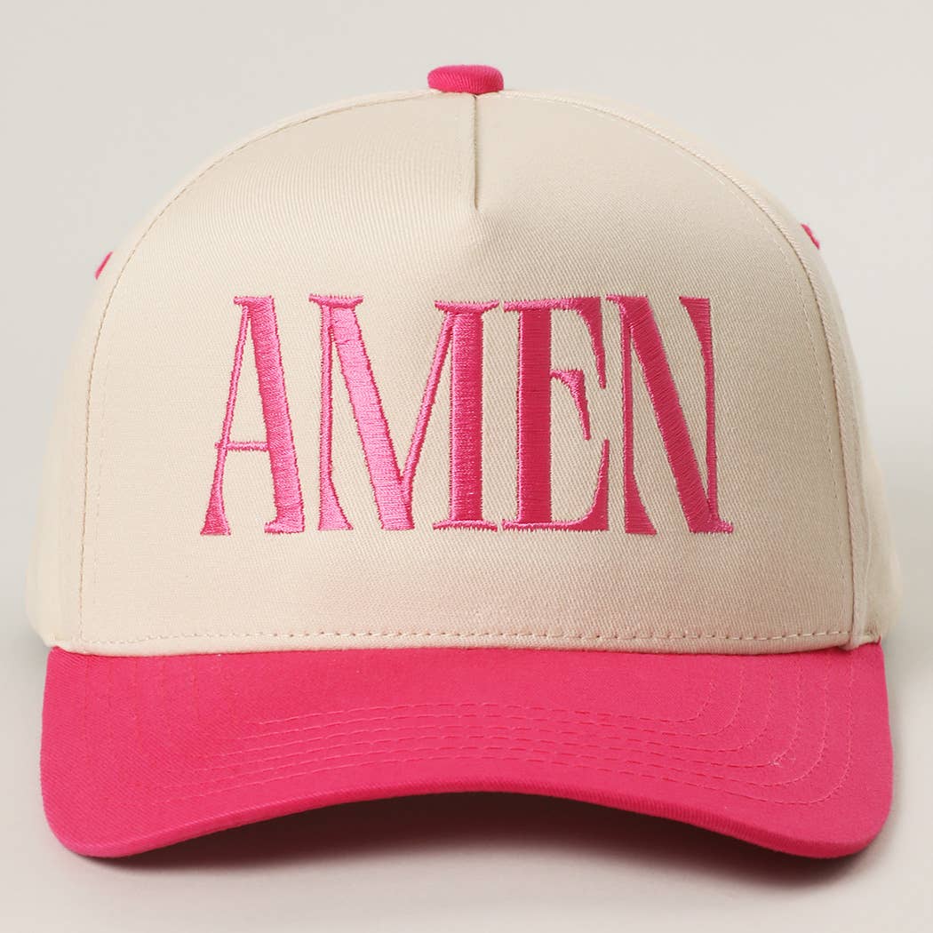 AMEN Embroidery Two-Tone Trucker Hat