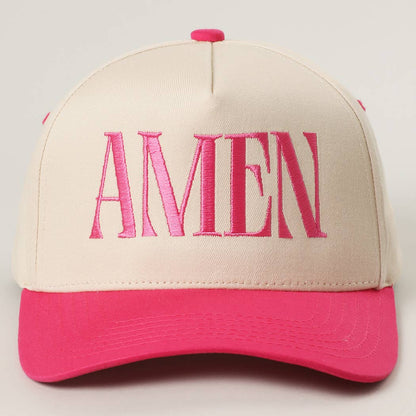 AMEN Embroidery Two-Tone Trucker Hat