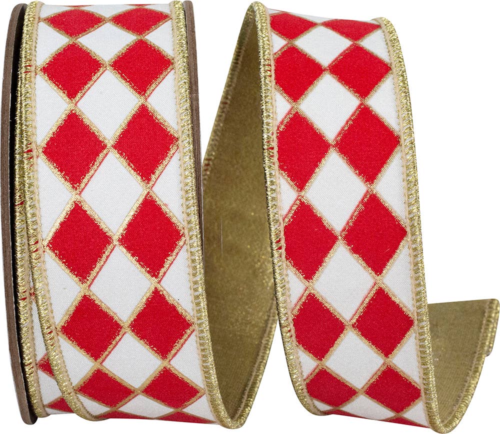 Harlequin Solid Diamond Outline Gilded Deluxe Wired Edge 1.5