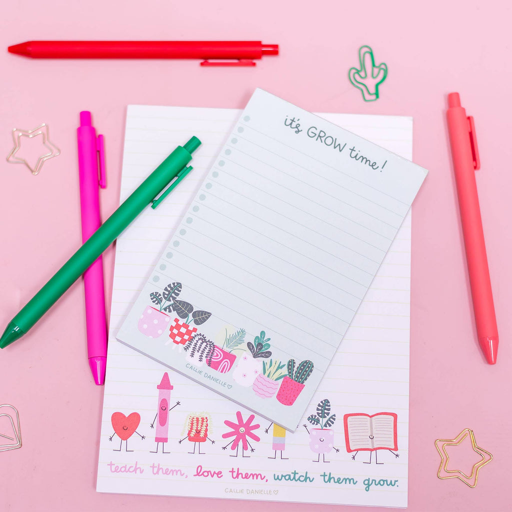 It's Grow Time Plant Notepad