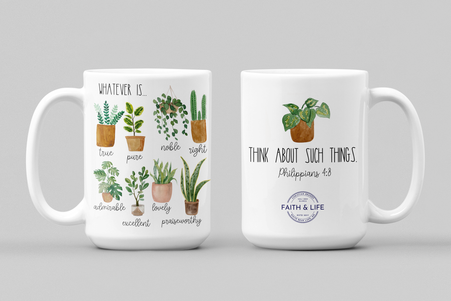 Plant Design Think About Such Things 15 oz. Christian Mug