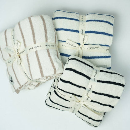 Striped Luxe Home Blanket