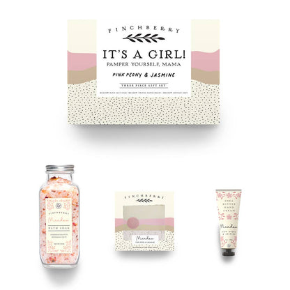 It's A Girl  3 Pc Baby Shower Gift Set for Moms