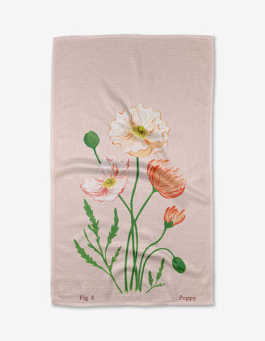 August Poppy Tea Towel
