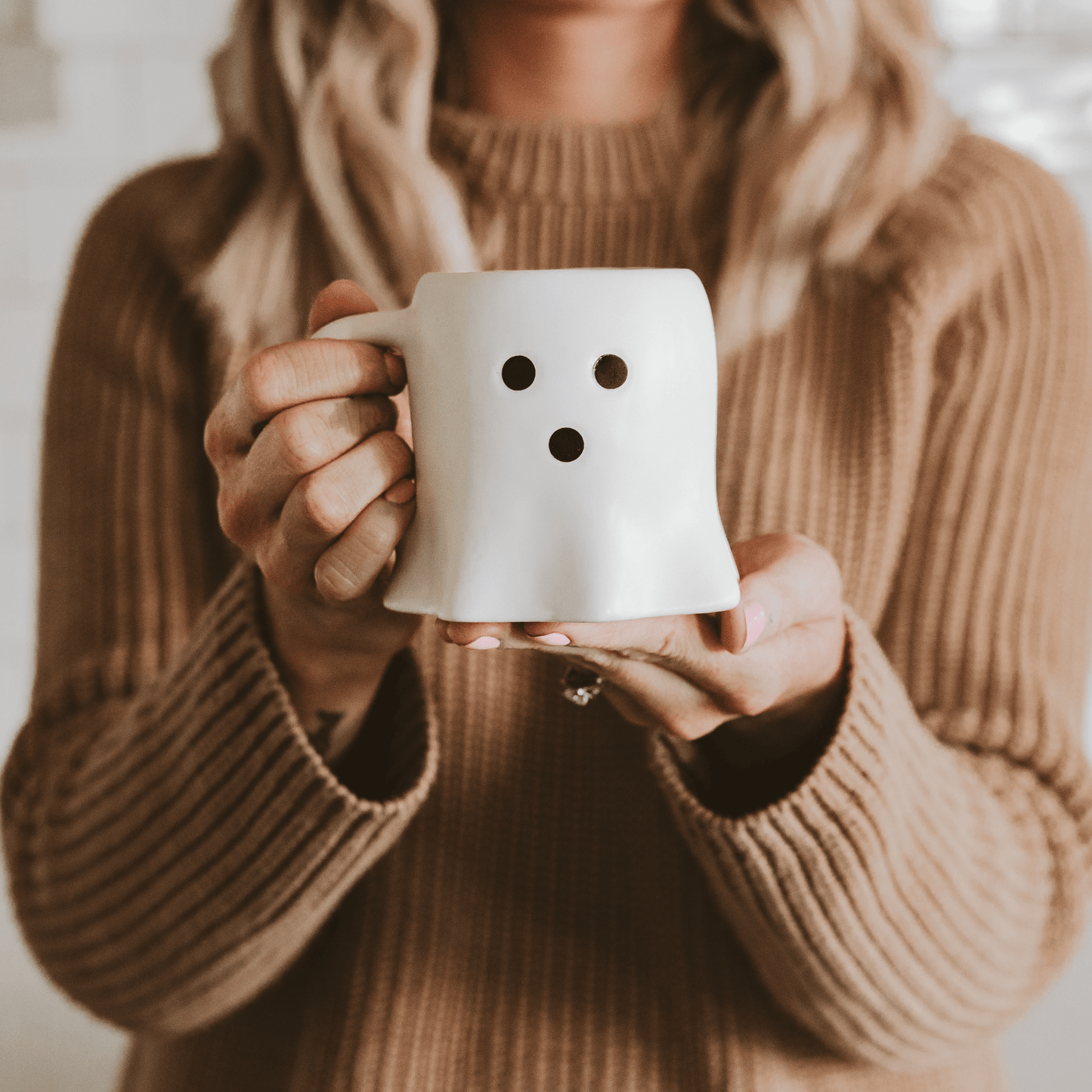 Ghost Face 12 oz Figural Coffee Mug