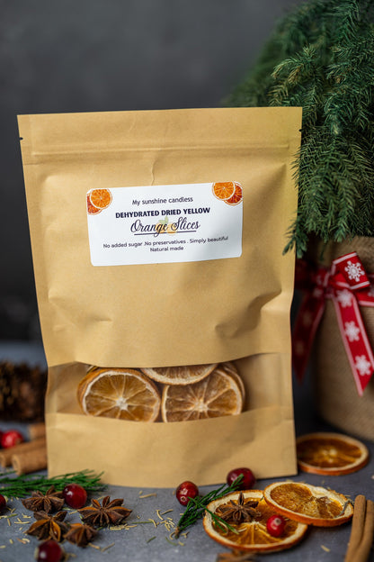 Dehydrated Orange Slices – All-Natural Dried Citrus for Drinks, Crafts & Décor