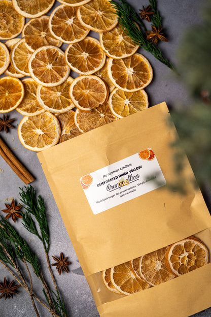 Dehydrated Orange Slices – All-Natural Dried Citrus for Drinks, Crafts & Décor