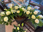Luxury Urn Half Circle Spray