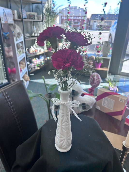 Carnation Bud Vase