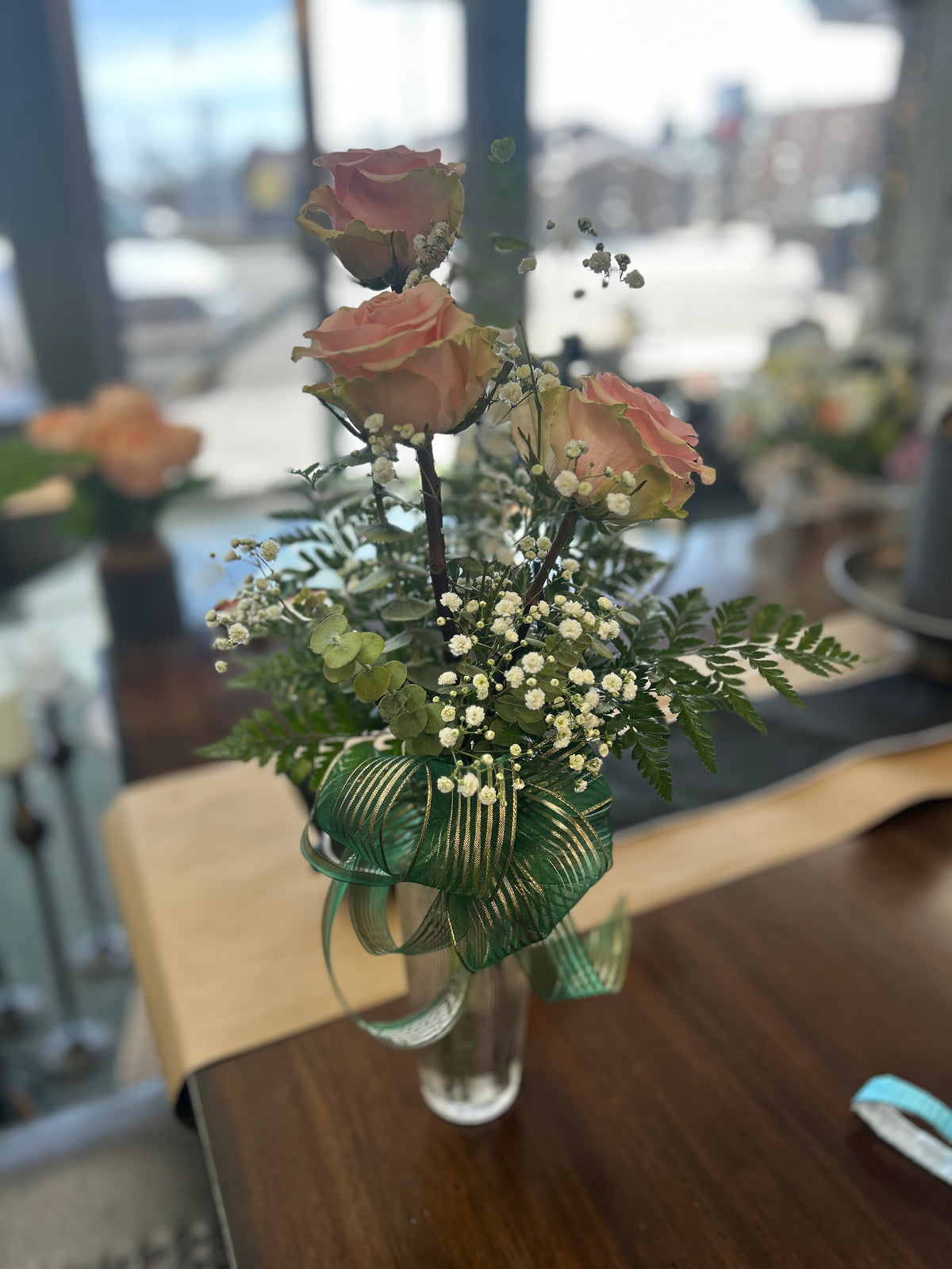 3 Rose Bud Vase