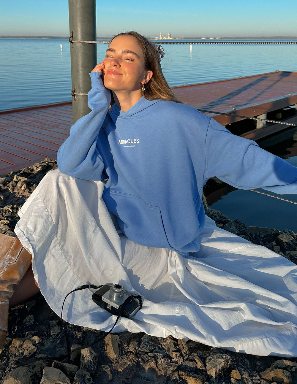 Miracles Blue Unisex Hoodie