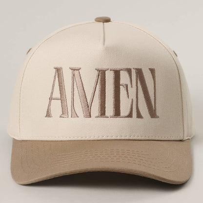 AMEN Embroidery Two-Tone Trucker Hat