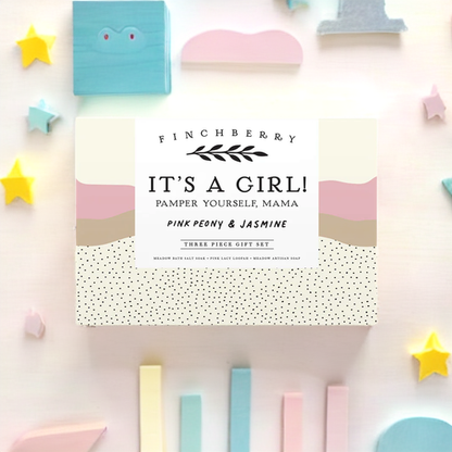 It's A Girl  3 Pc Baby Shower Gift Set for Moms