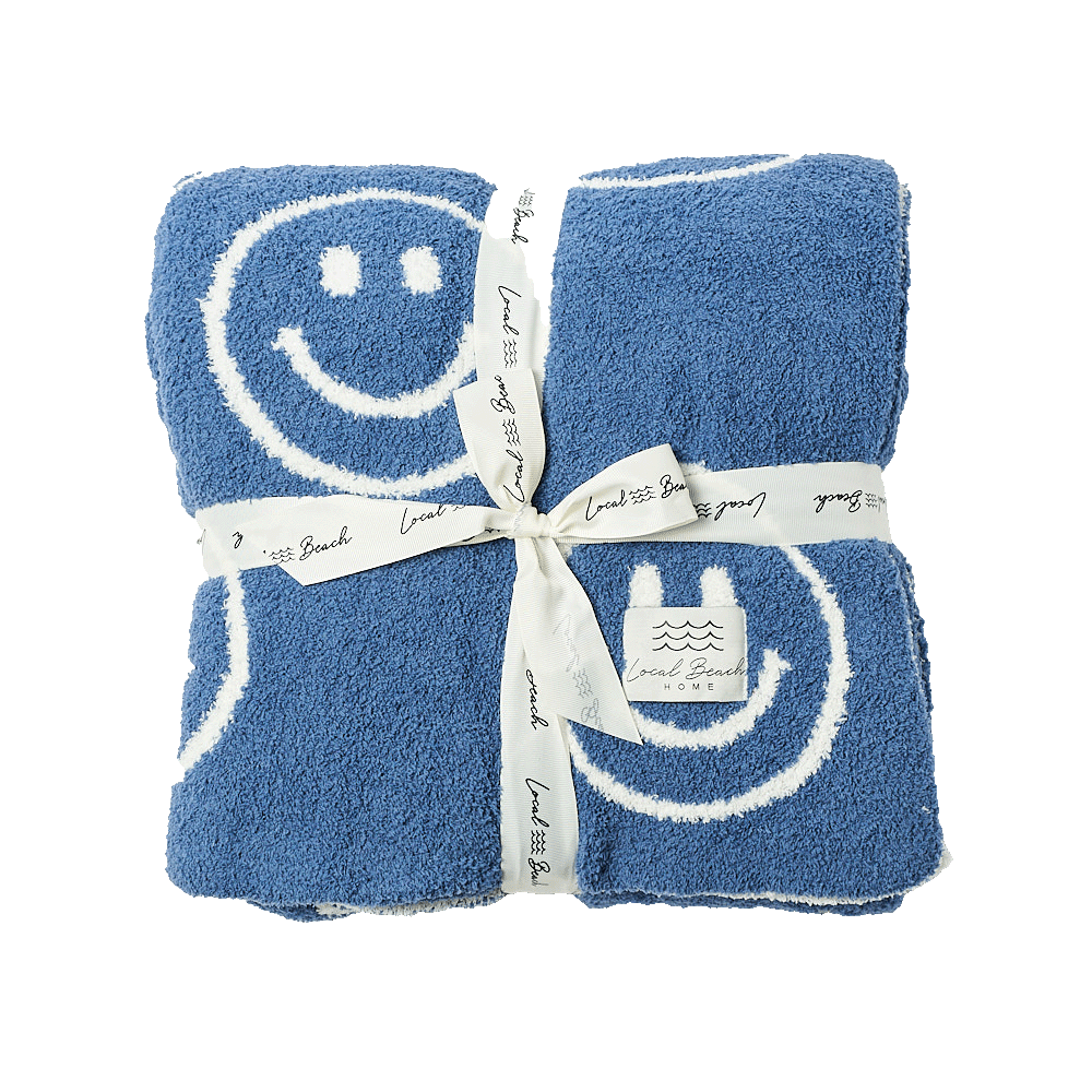 Smiley Luxe Home Blanket