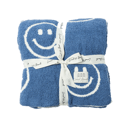 Smiley Luxe Home Blanket