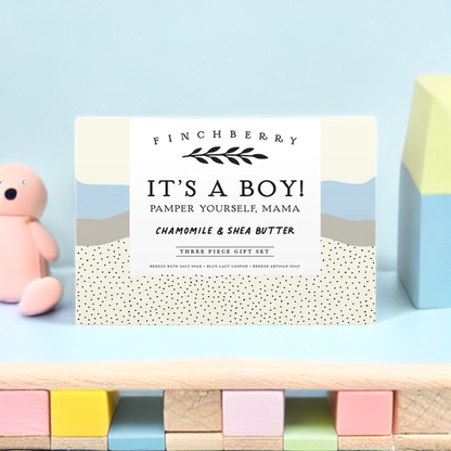 It's A Boy 3 Pc Baby Shower  Gift Set for Moms