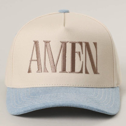 AMEN Embroidery Two-Tone Trucker Hat