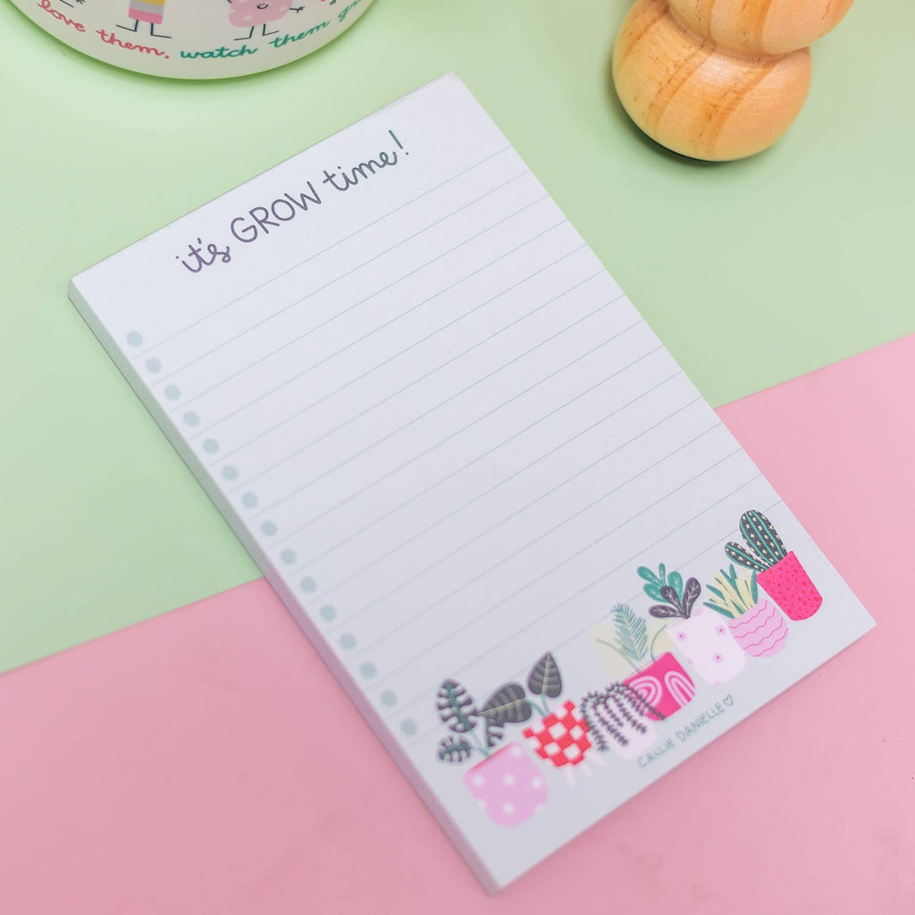 It's Grow Time Plant Notepad