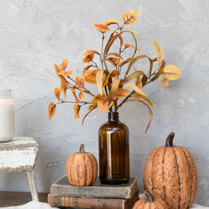 15" TAN BEECH LEAF IN VASE