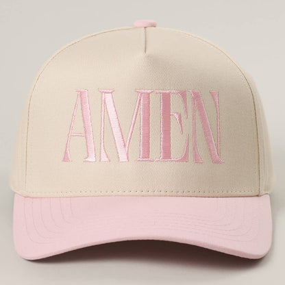 AMEN Embroidery Two-Tone Trucker Hat