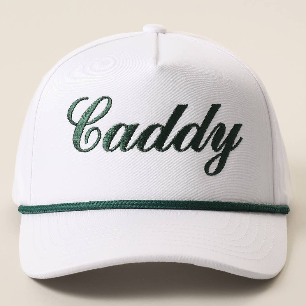 Caddy Embroidered Rope Trucker Hat