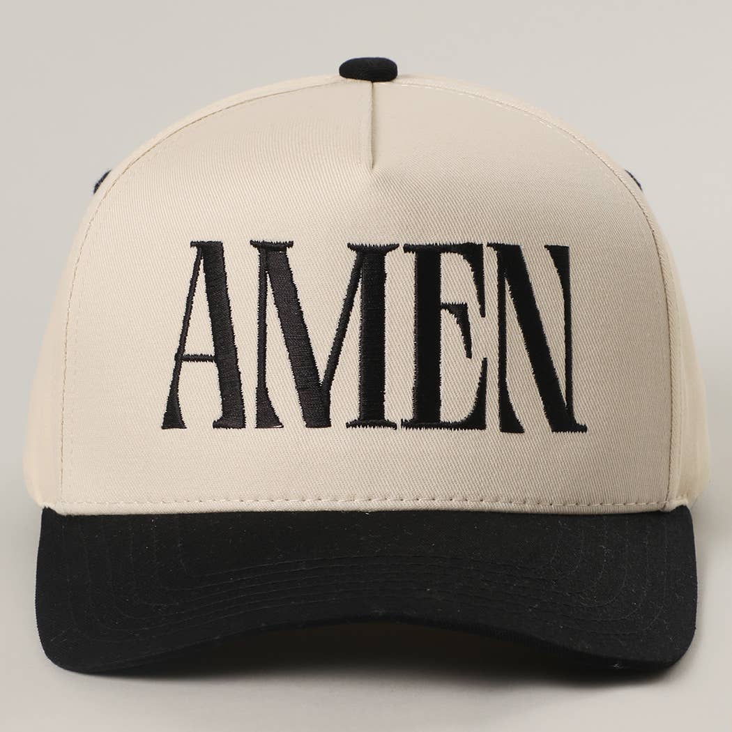 AMEN Embroidery Two-Tone Trucker Hat