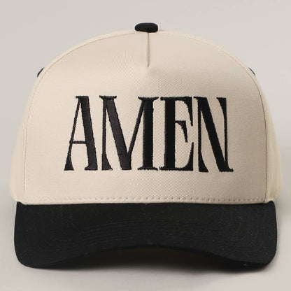 AMEN Embroidery Two-Tone Trucker Hat