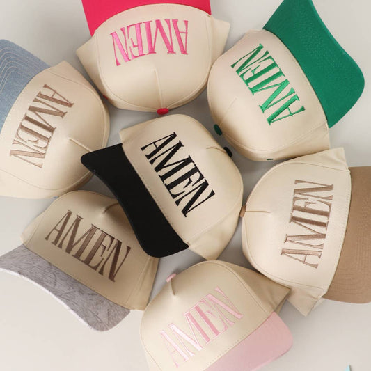 AMEN Embroidery Two-Tone Trucker Hat