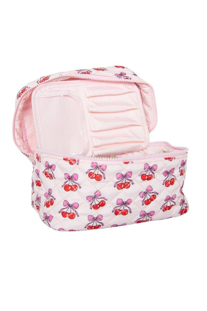 Cherry Bows Repeat Makeup Bag Travel