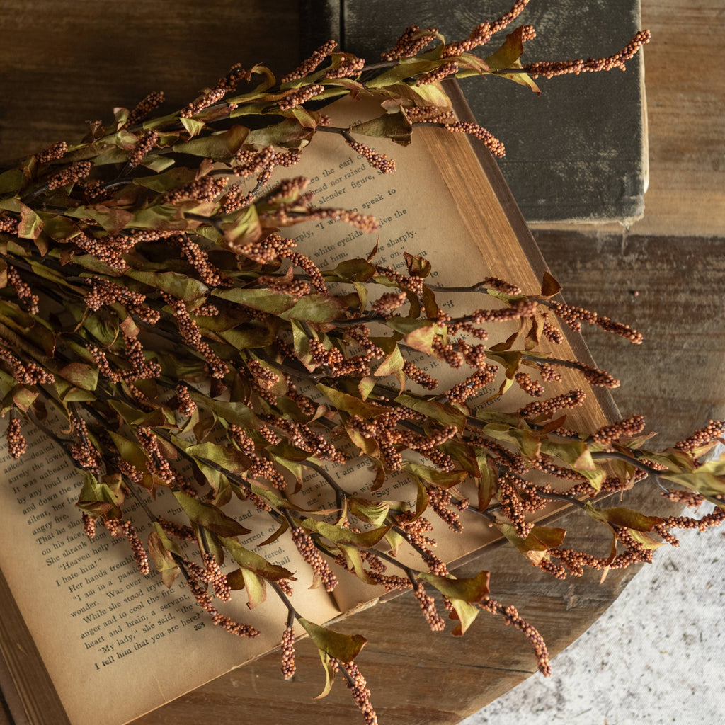 24" RUST HEATHER BUSH