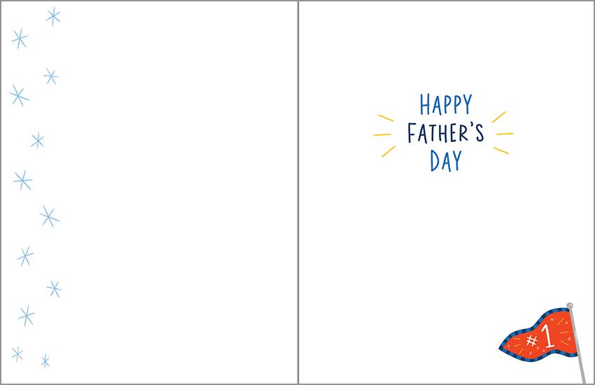 Father's Day Greeting Card - Best Dad By Par
