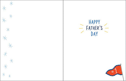 Father's Day Greeting Card - Best Dad By Par