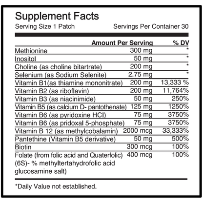 LipoPatch® Super MIC B12 Lipotropic Fat Burning Patches