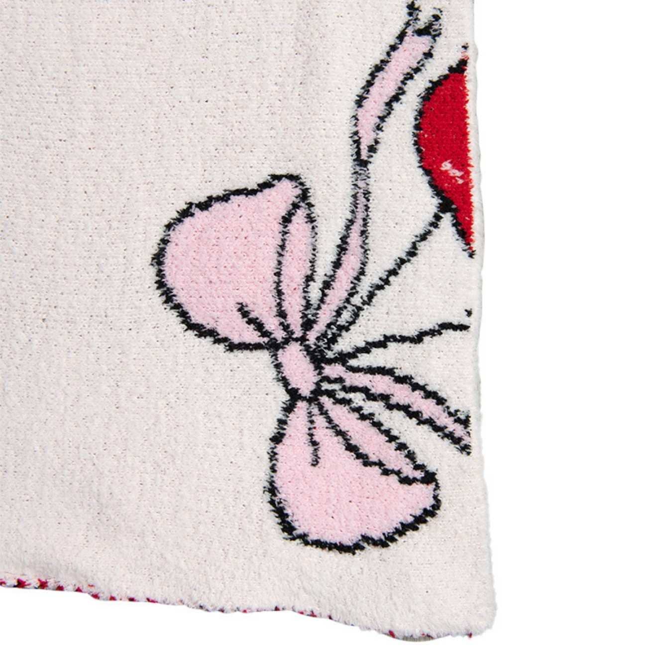 Cherry Bows All Over Soft Wholesale Blanket