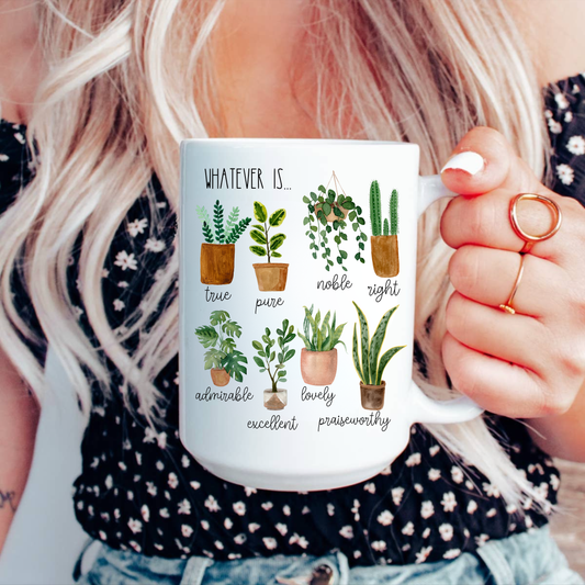Plant Design Think About Such Things 15 oz. Christian Mug