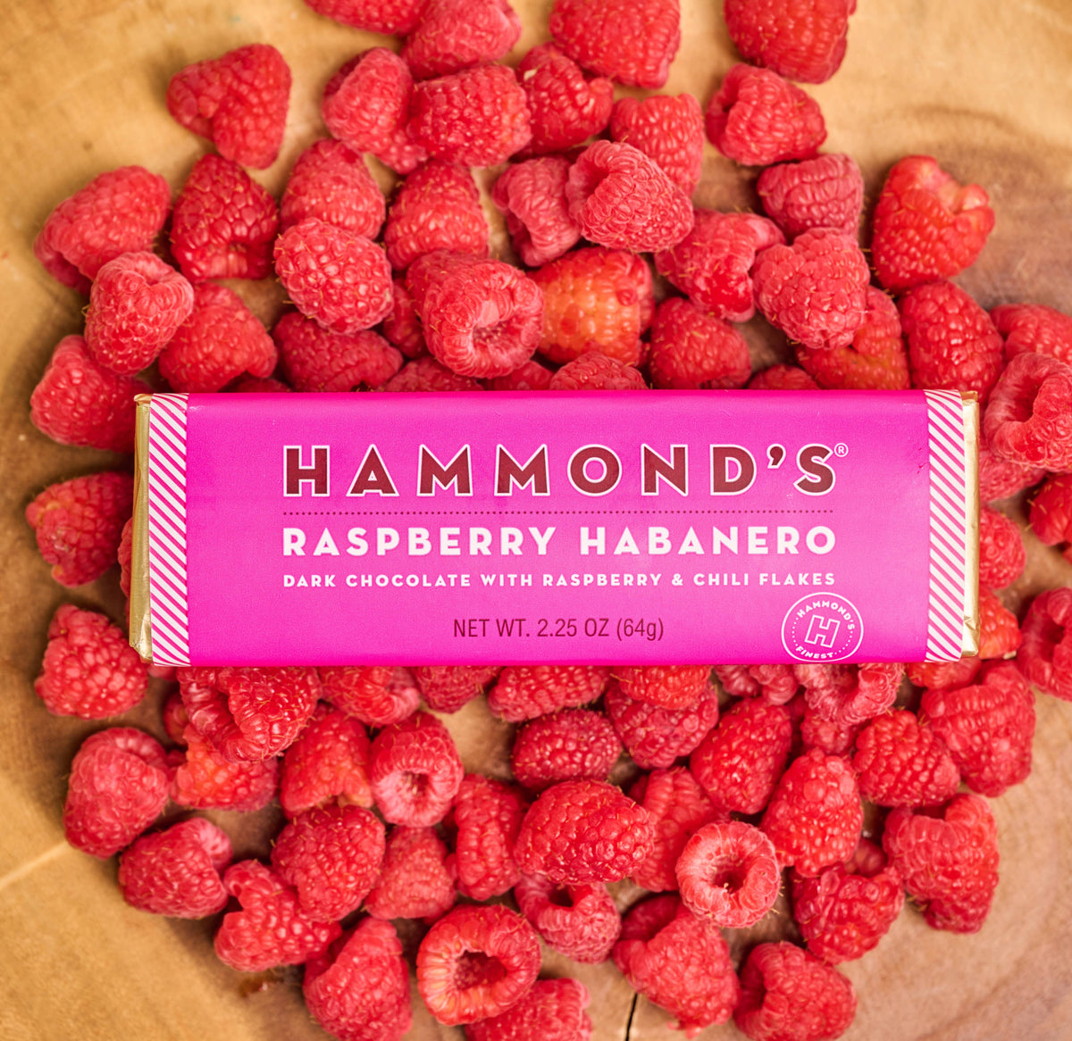 Candy Bar - Dark Chocolate - Raspberry Habanero - 2.25 oz
