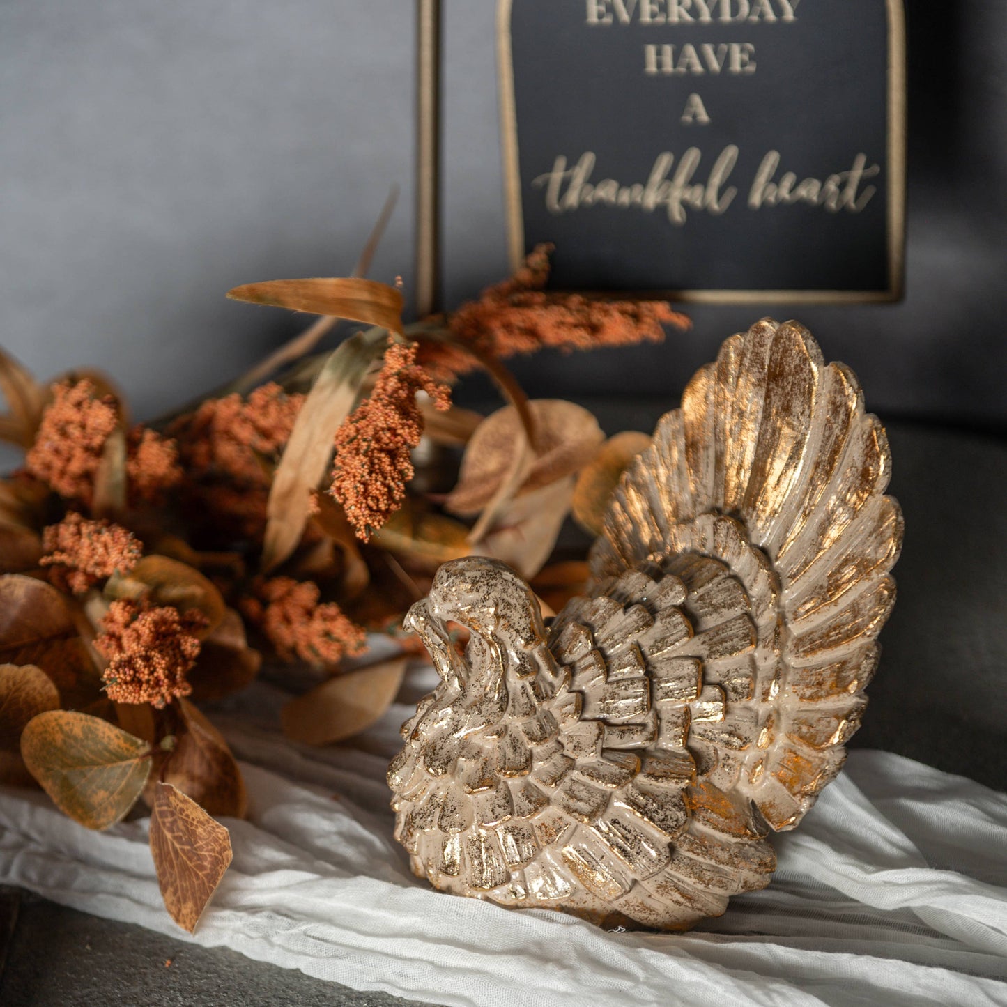 7.25" BRONZE TURKEY