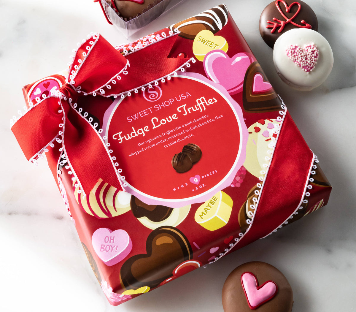 9pc Valentine's Fudge Love® Truffles