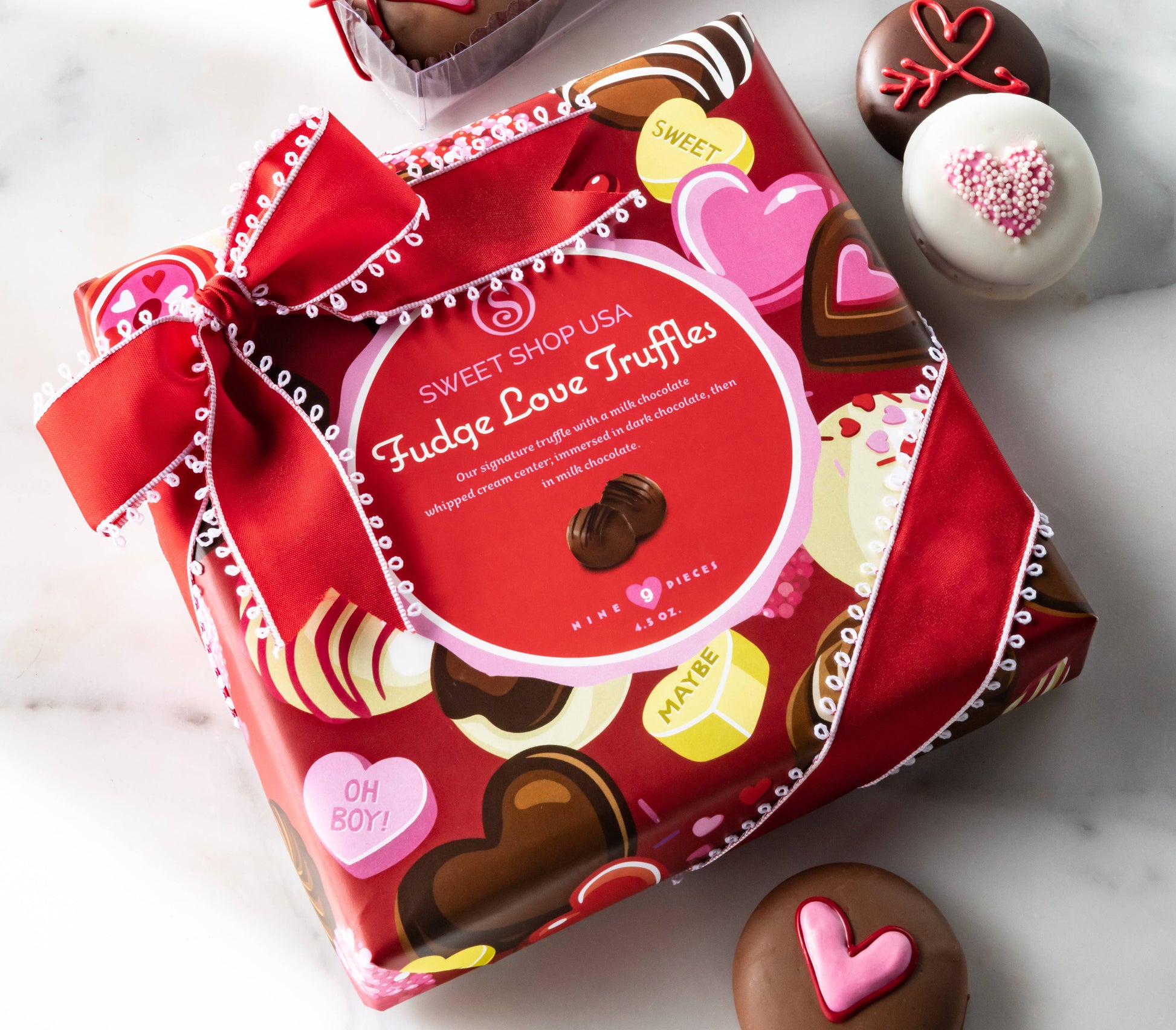 9pc Valentine's Fudge Love® Truffles