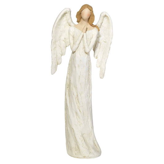ANGEL PRAYING RSN 12"H