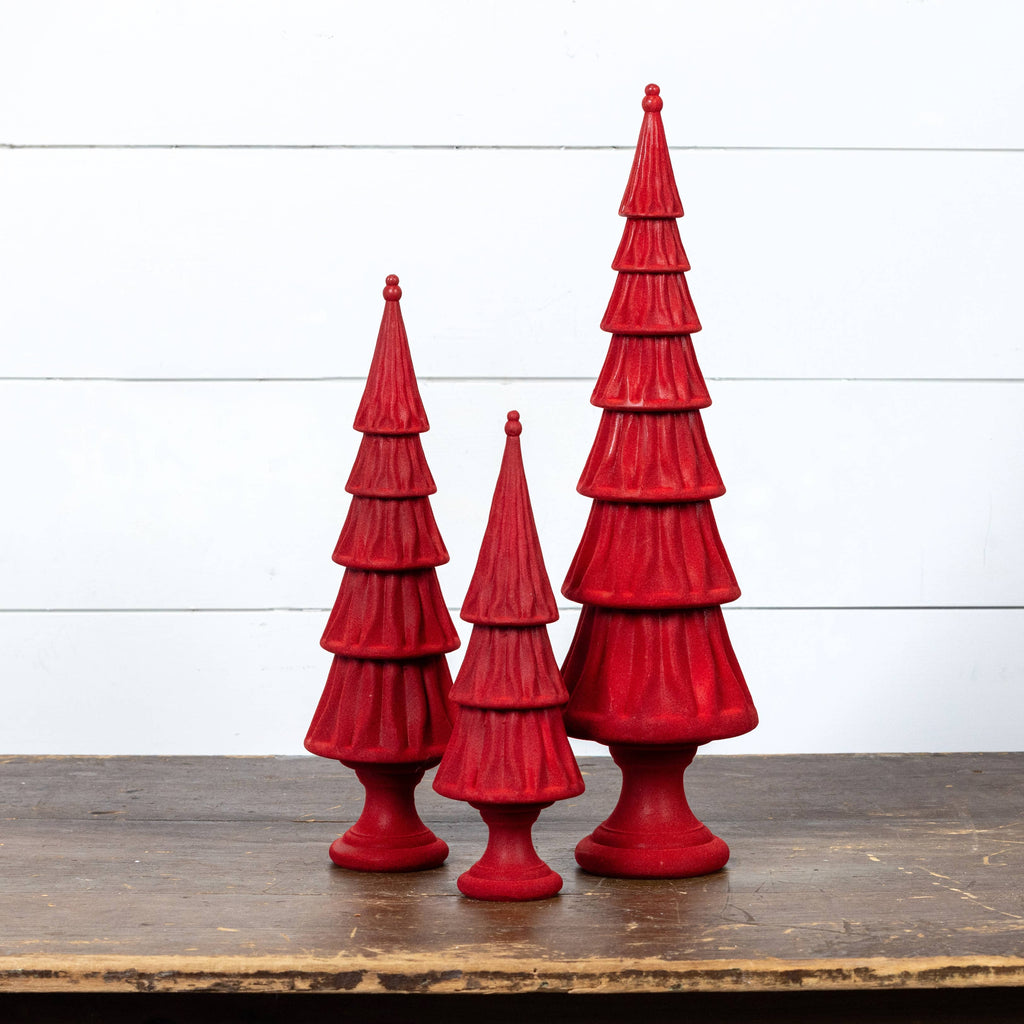 RED LAYERED TREE