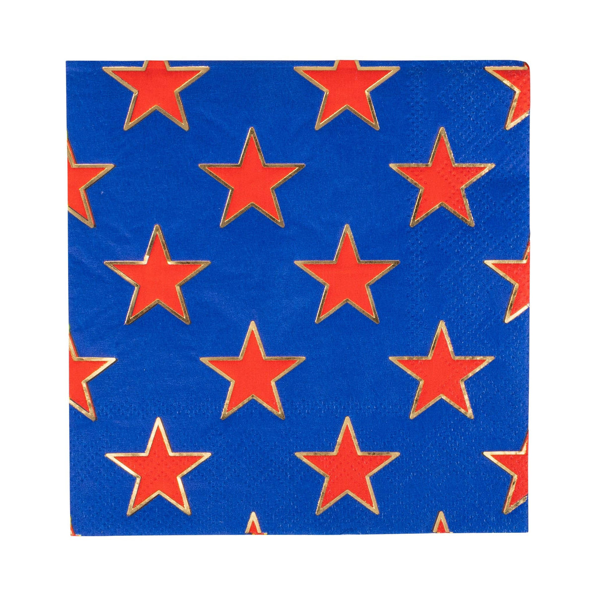 Gold Star Cocktail Napkin
