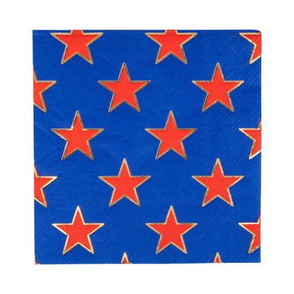 Gold Star Cocktail Napkin